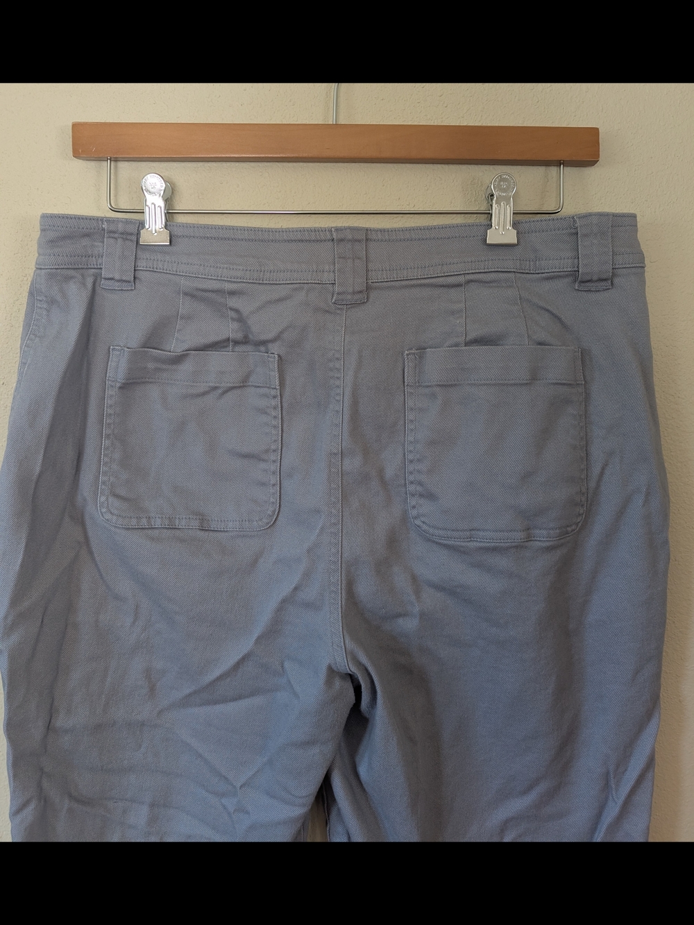 a new day Women's Light Blue Gray Denim Pants Size 16